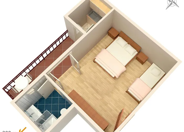 With Parking Space Brela, Makarska - 6895 Διαμέρισμα Brela